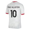 Original Trikotsatz Liverpool Mac Allister 10 Ausweichtrikot 2024-25 Für Kinder